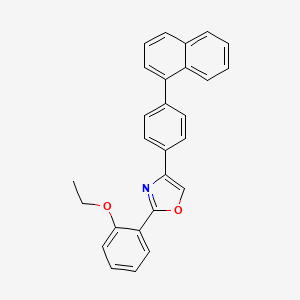 molecular formula C27H21NO2 B12421003 Npp1-IN-1 
