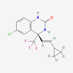 molecular formula C14H12ClF3N2O B12421011 (4S)-6-chloro-4-[(E)-2-(2,2,3,3-tetradeuteriocyclopropyl)ethenyl]-4-(trifluoromethyl)-1,3-dihydroquinazolin-2-one 