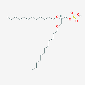 molecular formula C27H56O6S B12421066 Dilaurylglycerosulfate 