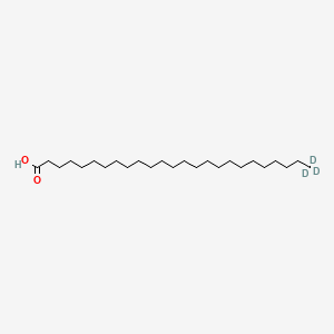 molecular formula C25H50O2 B12421102 Pentacosanoic acid-d3 
