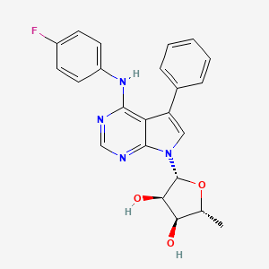 molecular formula C23H21FN4O3 B12421105 GP3269 