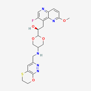 molecular formula C22H24FN5O5S B12421151 NBTIs-IN-4 