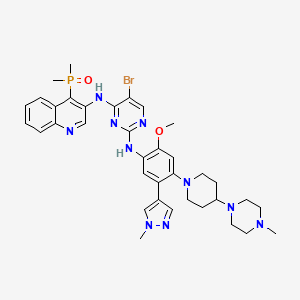 molecular formula C36H44BrN10O2P B12421173 Egfr-IN-21 