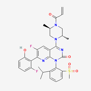 molecular formula C32H33F2N5O5S B12421201 KRAS G12C inhibitor 45 