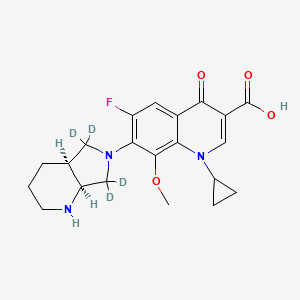 molecular formula C21H24FN3O4 B12421203 Moxifloxacin-d4 
