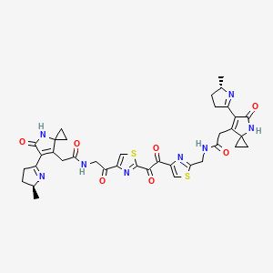molecular formula C37H38N8O7S2 B12421223 Colibactin 