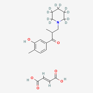 molecular formula C20H27NO6 B12421235 3-Hydroxy Tolperisone-d10 (maleate) 