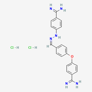 4-(4-Amidinophenoxy)benzaldehyde-p-amidinophenylhydrazone dihydrochloride