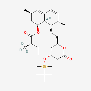 molecular formula C30H50O5Si B12421289 TBDMS-Monacolin K-d3 