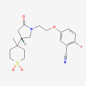 molecular formula C19H23FN2O4S B12421316 Lp-PLA2-IN-2 