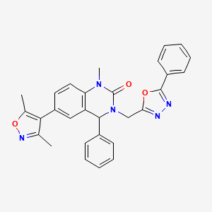 molecular formula C29H25N5O3 B12421325 BRD4 Inhibitor-19 