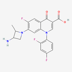 molecular formula C20H16F3N3O3 B1242138 Cetefloxacin 