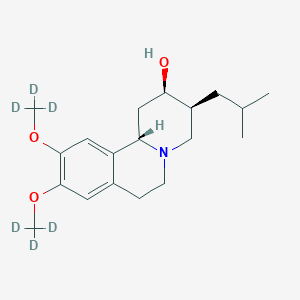 molecular formula C19H29NO3 B12421411 cis (2,3)-Dihydro Tetrabenazine-d6 CAS No. 1351947-42-6