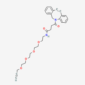molecular formula C30H34N2O6 B12421435 DBCO-PEG4-alkyne 