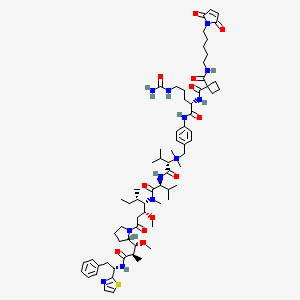 molecular formula C70H105N12O12S+ B12421447 MC-Sq-Cit-PAB-Dolastatin10 