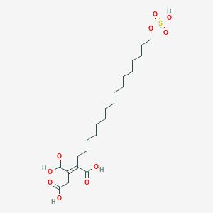 molecular formula C22H38O10S B1242147 Oreganic acid 