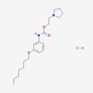 molecular formula C20H33ClN2O3 B124215 Drug XX Z hydrochloride CAS No. 152676-49-8