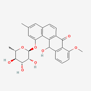 molecular formula C26H26O8 B12421504 Saccharothrixin K 