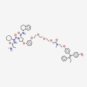 molecular formula C66H83N5O11 B12421553 Sniper(ER)-110 