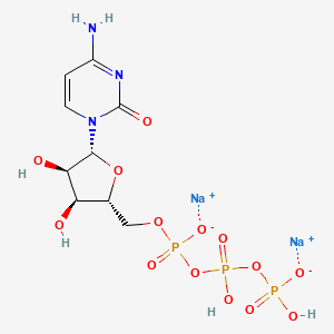 molecular formula C9H14N3Na2O14P3 B12421570 Cytidine-5'-triphosphate (disodium) 