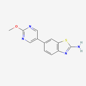 molecular formula C12H10N4OS B12421585 Fto-IN-3 