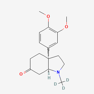 molecular formula C17H23NO3 B12421599 Mesembrine-d3 