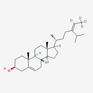 molecular formula C29H48O B12421638 delta5-Avenasterol-d4 