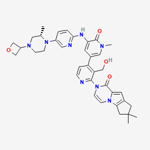 molecular formula C37H42N8O4 B12421676 BTK inhibitor 20 
