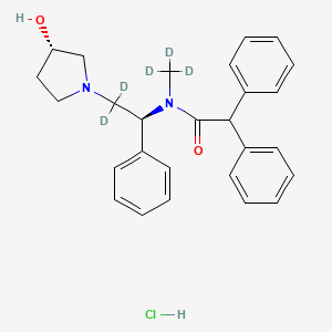 molecular formula C27H31ClN2O2 B12421693 Asimadoline-d5 (hydrochloride) 