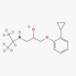molecular formula C15H23NO2 B12421706 Procinolol-d7 