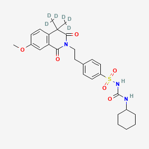 molecular formula C27H33N3O6S B12421722 Gliquidone-d6 
