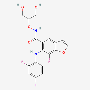 molecular formula C18H15F2IN2O5 B12421728 EBI-1051 