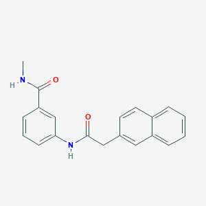 N-methyl-3-[(2-naphthalen-2-ylacetyl)amino]benzamide