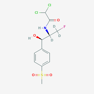 molecular formula C12H14Cl2FNO4S B12421759 ent-Florfenicol-d3 