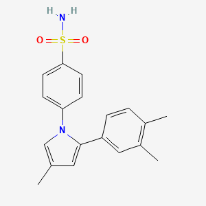 4-Methyl-2-(3,4-dimethylphenyl)-1-(4-sulfamoylphenyl)pyrrole