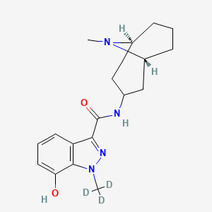 molecular formula C18H24N4O2 B12421797 7-Hydroxy Granisetron-d3 