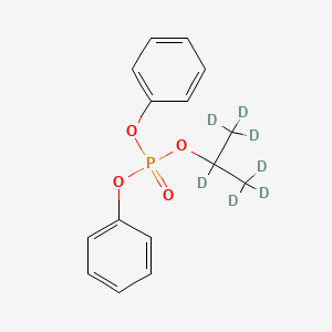 molecular formula C15H17O4P B12421806 Isopropyl diphenyl phosphate-d7 