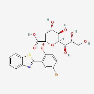 molecular formula C22H22BrNO9S B12421812 Kdn probe-1 