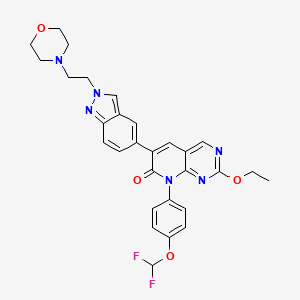 molecular formula C29H28F2N6O4 B12421829 Mat2A-IN-1 