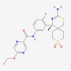 molecular formula C21H23F2N5O4S2 B12421855 Bace1-IN-4 