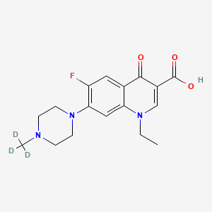molecular formula C17H20FN3O3 B12421869 Pefloxacin-d3 