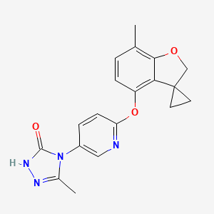 molecular formula C19H18N4O3 B12421897 Kv3 modulator 3 