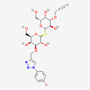 molecular formula C24H30FN3O10S B12421939 Galectin-3-IN-2 