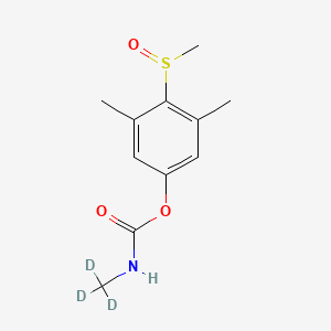 molecular formula C11H15NO3S B12421972 Methiocarb-d3 sulfoxide 