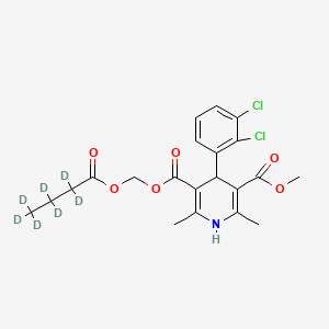 molecular formula C21H23Cl2NO6 B12421993 Clevidipine-d7 