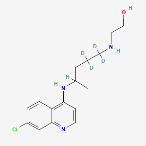 molecular formula C16H22ClN3O B12422006 Cletoquine-d4-1 
