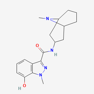 molecular formula C18H24N4O2 B1242204 7-Hydroxy granisetron 