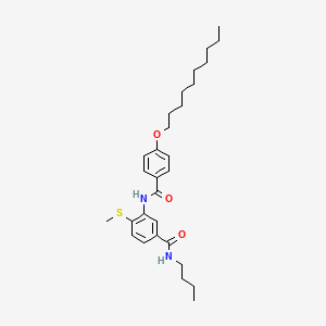 molecular formula C29H42N2O3S B1242205 RP-64477 CAS No. 135239-65-5