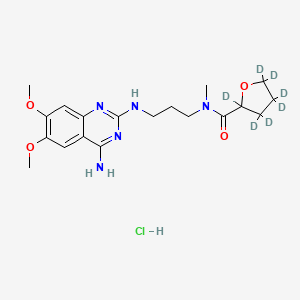 molecular formula C19H28ClN5O4 B12422078 N2-Methyl Alfuzosin-d7 (hydrochloride) 