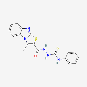 molecular formula C18H15N5OS2 B12422103 Anti-inflammatory agent 8 